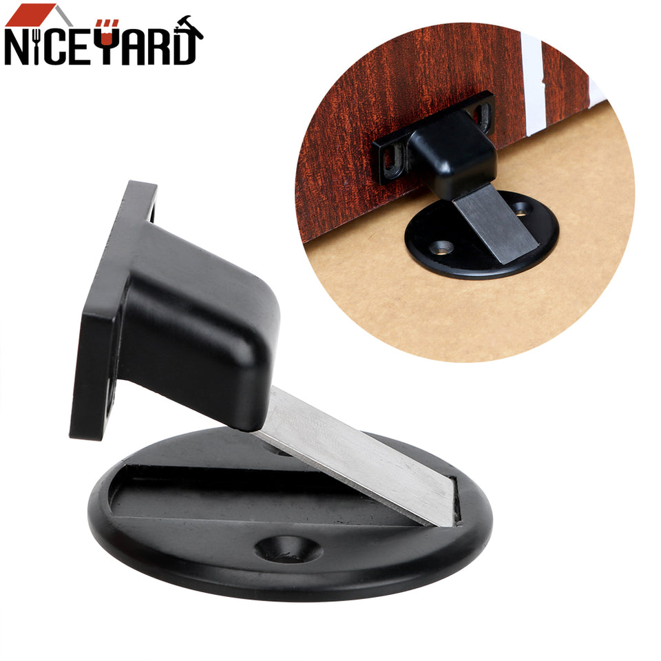 NICEYARD Magnet Door Stops Door Holder Stainless Steel Home Improvement Furniture Hardware Hidden Doorstop Door Stopper