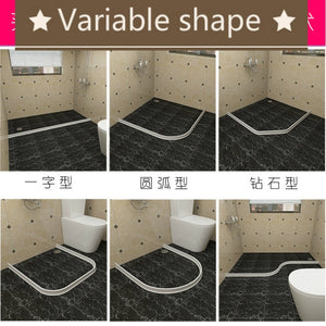 Bathroom Water Stopper Flood Barrier Rubber Dam Silicon Water Blocker Dry and Wet Separation Home Improve Dropshiping 2019