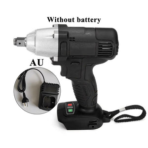 128V Electric Brushless Cordless Car Tire Driver Impact Wrench Home Equipment