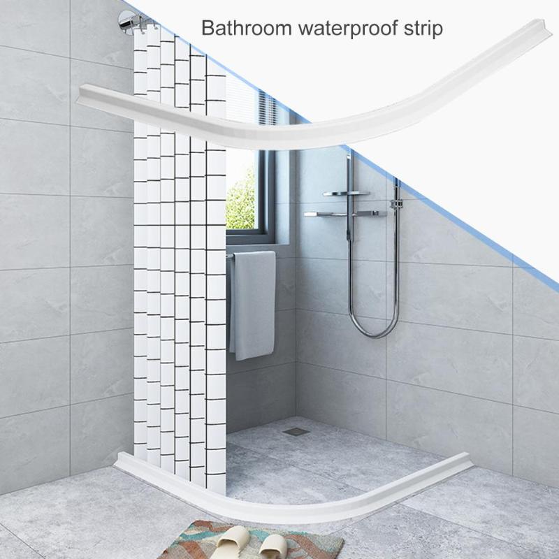 Bathroom Shower Room Water Stop Strip Waterproof Strip Water Barrier Floor Block Dry And Wet Separation Home Improve