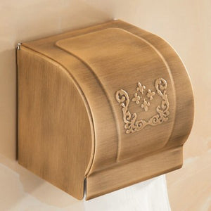 A270 Series Antique Brushed Carved Space Aluminum Bathroom Fixture Towel Shelf Paper Holder Cloth Hook  Bath Hardware