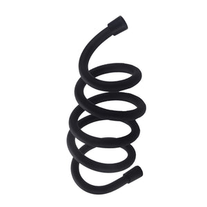 1Pc Shower Hose Anti-winding Black Matte PVC Shower Hose Explosion-proof Pipe Shower Accessories for Shower Head Bathroom Toliet