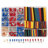 New 350 PCS/Lot Crimp Terminals 2:1 Heat Shrink Tube Assorted Connectors Box Kit Electrical Equipment Supplies