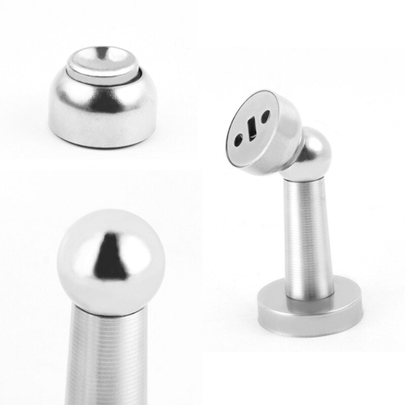 Stainless Steel Deur Stopper Doormagnet Door Holder Ferma Porta Noiseless Thickened Magnetic Door Stopper Home Improvement