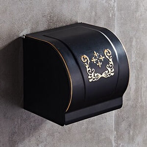 Black&Gold Carved Aluminum Bathroom Fixture Bath Hardware Set Towel Shelf Towel Bar Paper Holder Cloth Hook BG1001 Series